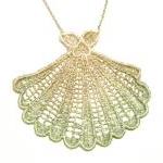 Lace Necklace Hand Dyed - S..
