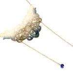 Lace Necklace Hand Dyed - O..