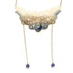 Lace Necklace Hand Dyed - O..