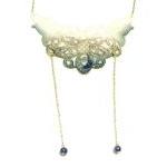 Lace Necklace Hand Dyed - O..