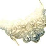 Lace Necklace Hand Dyed - O..