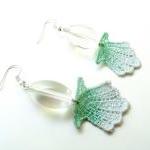 Lace Earrings - Ombre Seash..