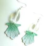 Lace Earrings - Ombre Seash..