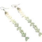 Lace Earrings - Ombre Flowe..