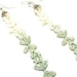 Lace Earrings - Ombre Flowe..