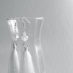 Earrings for Wedding - Whit..