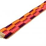 Neon Fabric Bracelet Cuff -..