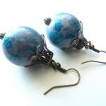 Purple and Blue Stone Beade..