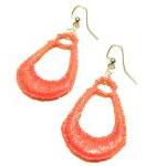 Lace Earrings Hand Dyed - R..