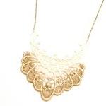 Lace Necklace Hand Dyed - O..