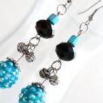 Beaded Crystal Earrings in ..