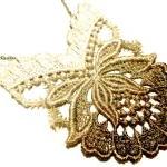 Lace Necklace Hand Dyed - O..