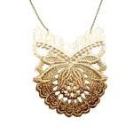 Lace Necklace Hand Dyed - O..