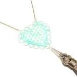 Lace Necklace Hand Dyed - H..