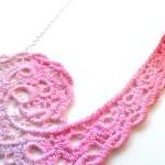Lace Necklace Hand Dyed in ..