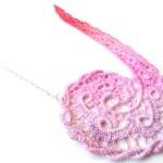 Lace Necklace Hand Dyed in ..