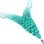 Lace Necklace Hand Dyed - M..