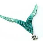Lace Necklace Hand Dyed - M..