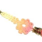 Tassel and Lace Necklace Ha..
